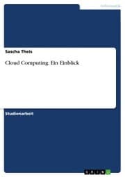 Cover von Cloud Computing. Ein Einblick