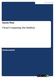 Cover von Cloud Computing.Ein Einblick