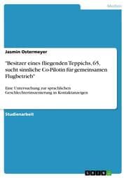 Cover von 'Besitzer eines fliegenden Teppichs, 65, sucht sinnliche Co-Pilotin für gemeinsamen Flugbetrieb'