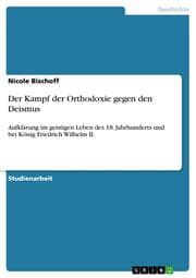 Cover von Der Kampf der Orthodoxie gegen den Deismus