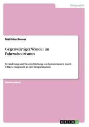 Cover von Gegenwärtiger Wandel im Fahrradtourismus