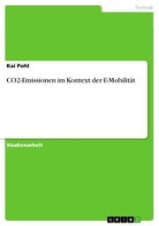 Cover von CO2-Emissionen im Kontext der E-Mobilität