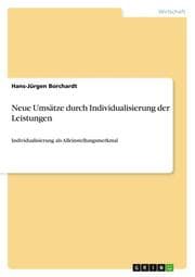 Cover von Neue Umsätze durch Individualisierung der Leistungen