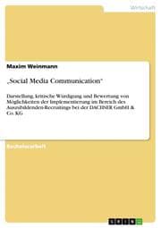 Cover von Social Media Communication