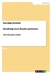 Cover von Kurzfristig neue Kunden gewinnen
