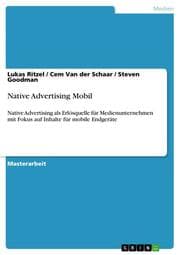 Cover von Native Advertising Mobil