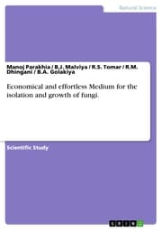 Cover von Economical and effortless Medium for the isolation and growth of fungi.