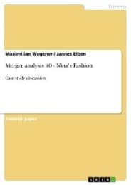 Cover von Merger analysis 40 - Nina's Fashion
