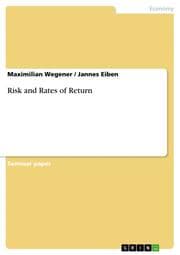 Cover von Risk and Rates of Return