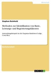 Cover von Methoden zur Identifikation von Basis-, Leistungs- und Begeisterungsfaktoren