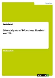 Cover von Mis en Abyme in 'Educazione Siberiana' von Lilin