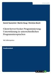 Cover von Client-Server-Socket Programmierung: Unterstützung in unterschiedlichen Programmiersprachen