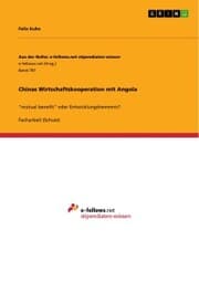 Cover von Chinas Wirtschaftskooperation mit Angola