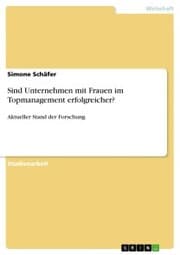 Cover von Sind Unternehmen mit Frauen im Topmanagement erfolgreicher?