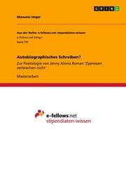 Cover von Autobiographisches Schreiben?