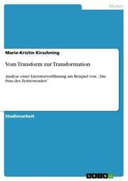 Cover von Vom Transform zur Transformation