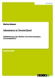 Cover von Islamismus in Deutschland