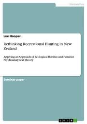 Cover von Rethinking Recreational Hunting in New Zealand