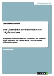 Cover von Das Chinabild in der Philosophie des 18.Jahrhunderts