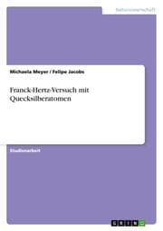 Cover von Franck-Hertz-Versuch mit Quecksilberatomen