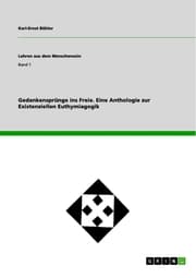 Cover von Gedankensprünge ins Freie. Eine Anthologie zur Existenziellen Euthymiagogik