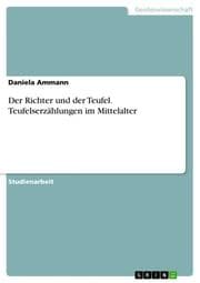 Cover von Der Richter und der Teufel.Teufelserzählungen im Mittelalter