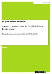 Cover von Alcune considerazioni su Nagib Mahfuz e le sue opere