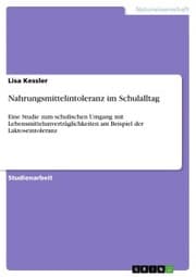 Cover von Nahrungsmittelintoleranz im Schulalltag