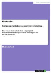 Cover von Nahrungsmittelintoleranz im Schulalltag