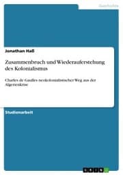 Cover von Zusammenbruch und Wiederauferstehung des Kolonialismus