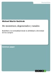 Cover von De monstruos, degenerados y tarados