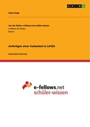Cover von Anfertigen einer Facharbeit in LATEX