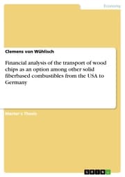 Cover von Financial analysis of the transport of wood chips as an option among other solid fiberbased combustibles from the USA to Germany