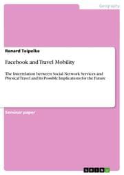 Cover von Facebook and Travel Mobility