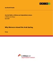 Cover von Why Morocco missed the Arab Spring.