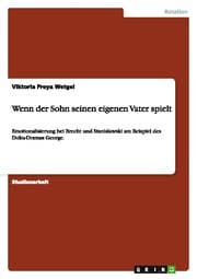 Cover von Wenn der Sohn seinen eigenen Vater spielt