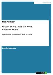 Cover von Gregor IX.und sein Bild vom Luziferianismus