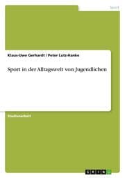 Cover von Sport in der Alltagswelt von Jugendlichen