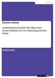 Cover von Arzneimittelsicherheit: Der Weg einer neuen Substanz bis zur Zulassung auf dem Markt