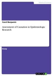 Cover von Assessment of Causation in Epidemiologic Research
