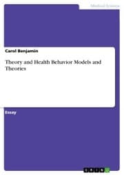 Cover von Theory and Health Behavior Models and Theories