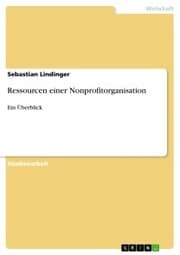 Cover von Ressourcen einer Nonprofitorganisation