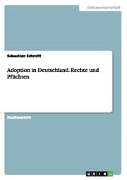 Cover von Adoption in Deutschland.Rechte und Pflichten