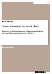 Cover von Seniorenbüros im Land Brandenburg