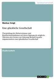 Cover von Eine glückliche Gesellschaft