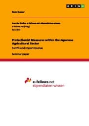 Cover von Protectionist Measures within the Japanese Agricultural Sector