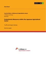 Cover von Protectionist Measures within the Japanese Agricultural Sector