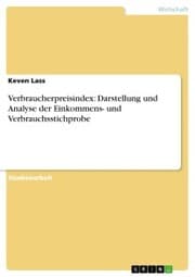 Cover von Verbraucherpreisindex: Darstellung und Analyse der Einkommens- und Verbrauchsstichprobe