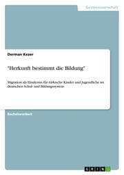 Cover von 'Herkunft bestimmt die Bildung'