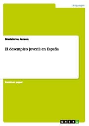 Cover von El desempleo juvenil en España